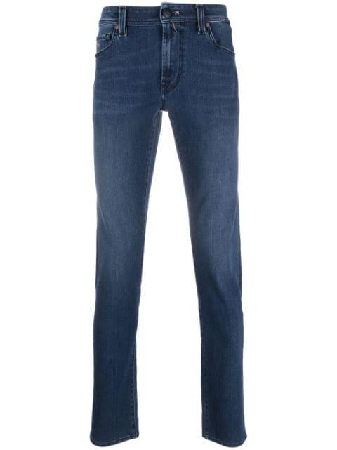 Leonardo mid-rise straight-leg jeans by SARTORIA TRAMAROSSA