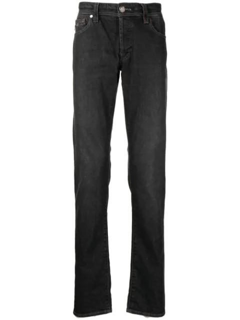 Leonardo slim-cut mid-rise jeans by SARTORIA TRAMAROSSA