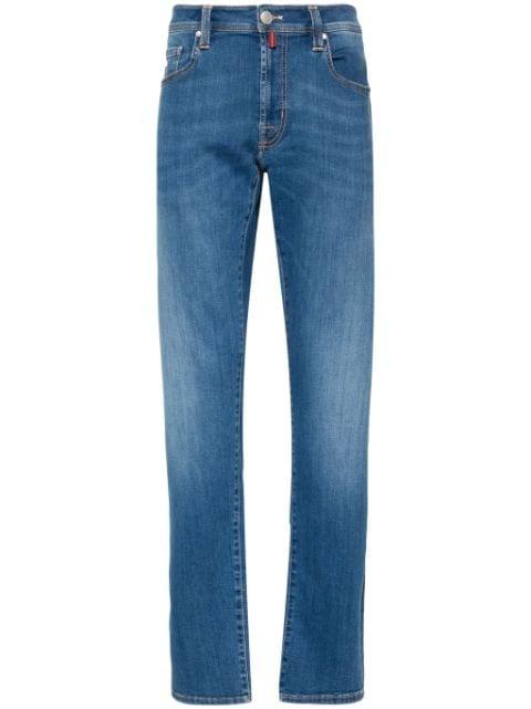 Michelangelo low-rise straight-leg jeans by SARTORIA TRAMAROSSA