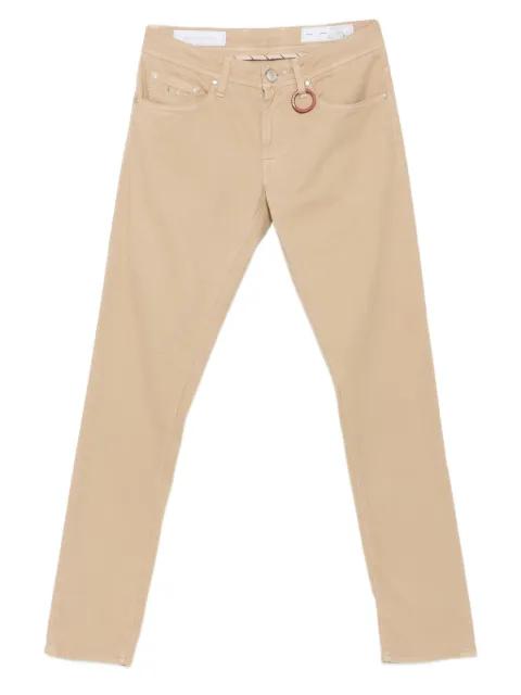 ring-detail trousers by SARTORIA TRAMAROSSA