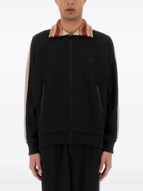 striped-panel jacket by SASQUATCHFABRIX.