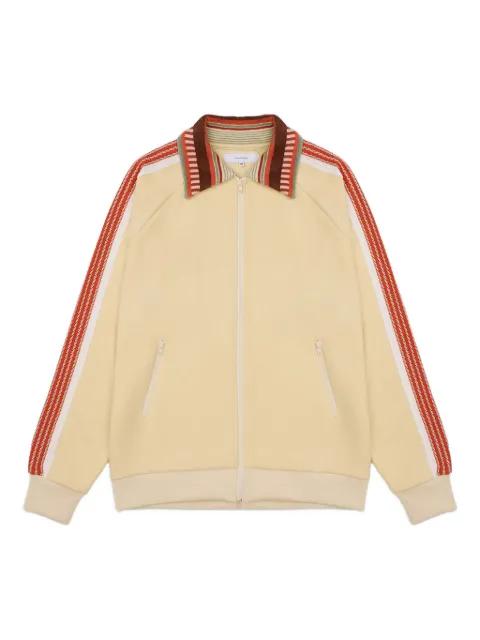 striped-panel jacket by SASQUATCHFABRIX.