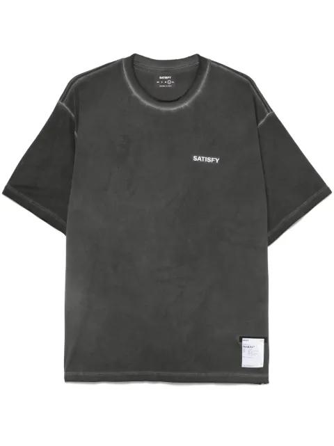 Auralite logo-print T-shirt by SATISFY