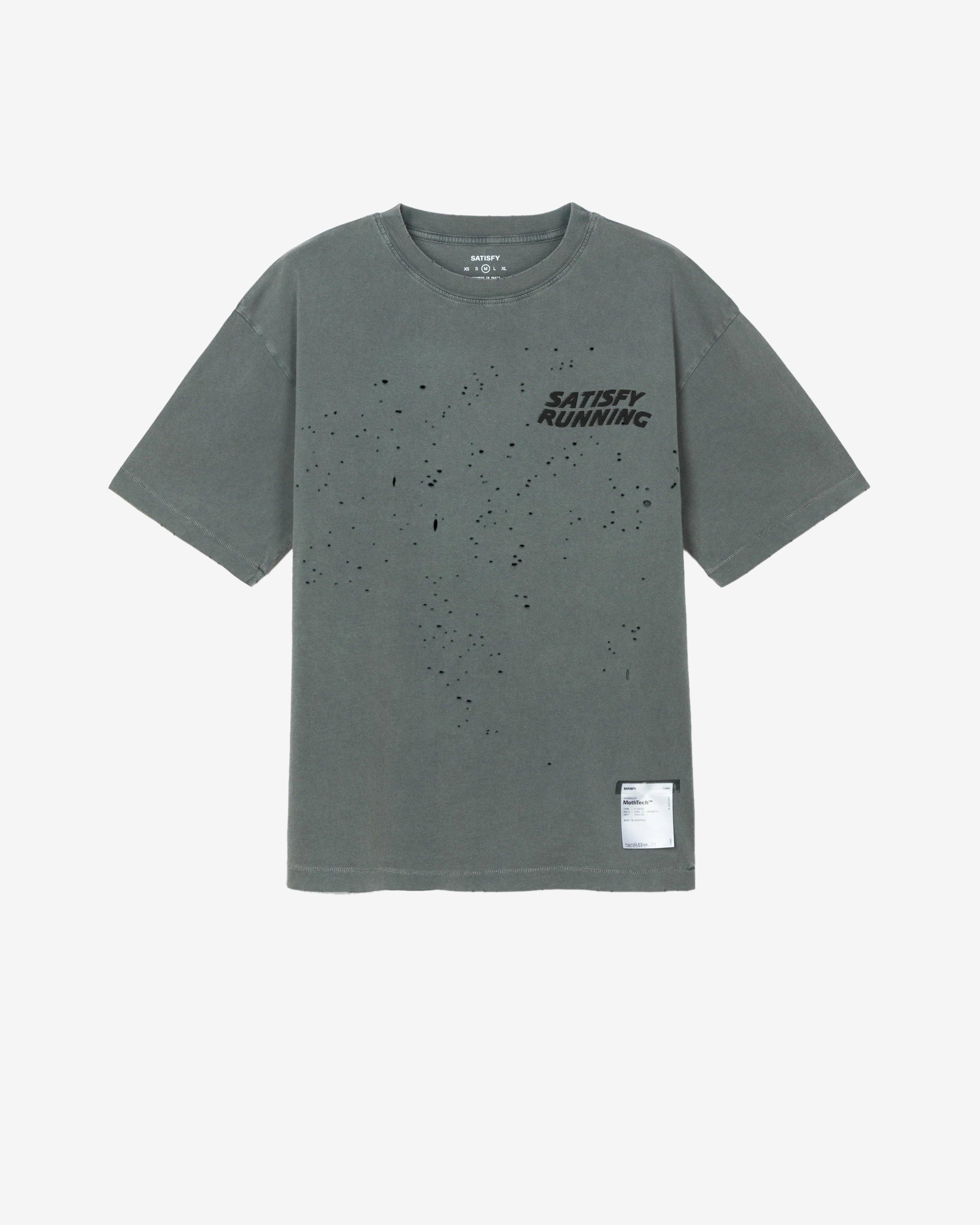 Satisfy - Men's MothTech T-Shirt - (Faded Black) by SATISFY