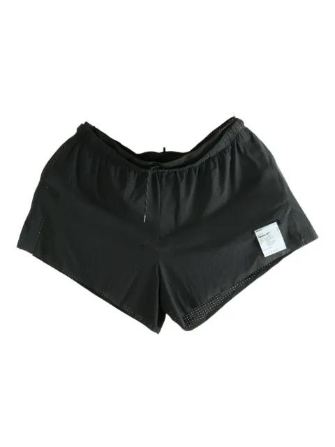 Space-O 2.5" perforated running shorts by SATISFY