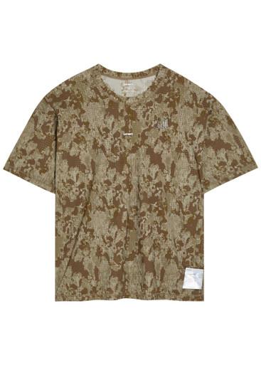 Space-O™ camouflage stretch-jersey T-shirt by SATISFY