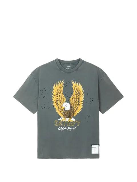 distressed graphic-print T-shirt by SATISFY