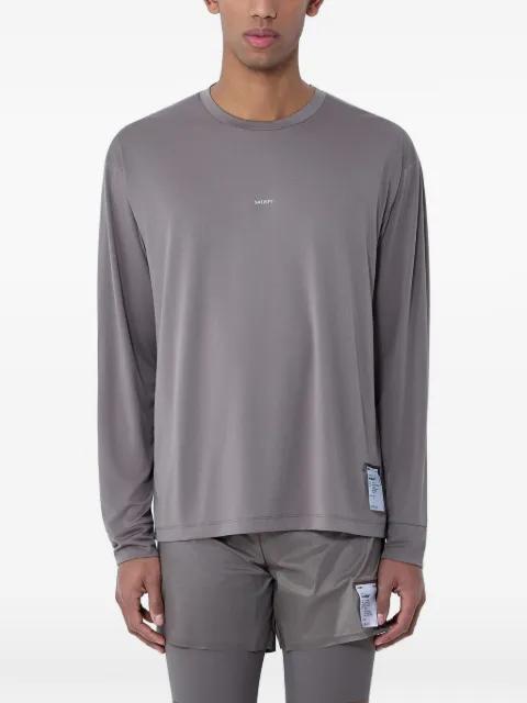 logo-detail long-sleeved T-shirt by SATISFY