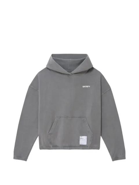 logo-print hoodie by SATISFY