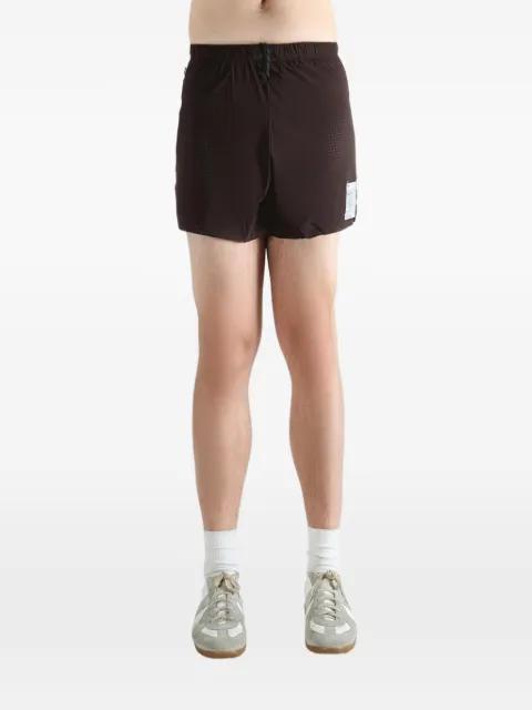 perforated drawstring shorts by SATISFY