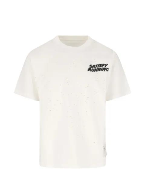 perforated logo t-shirt by SATISFY