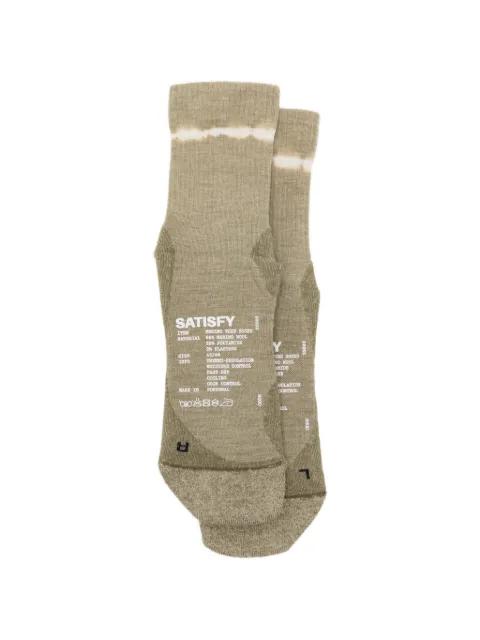 tie-dye effect socks by SATISFY