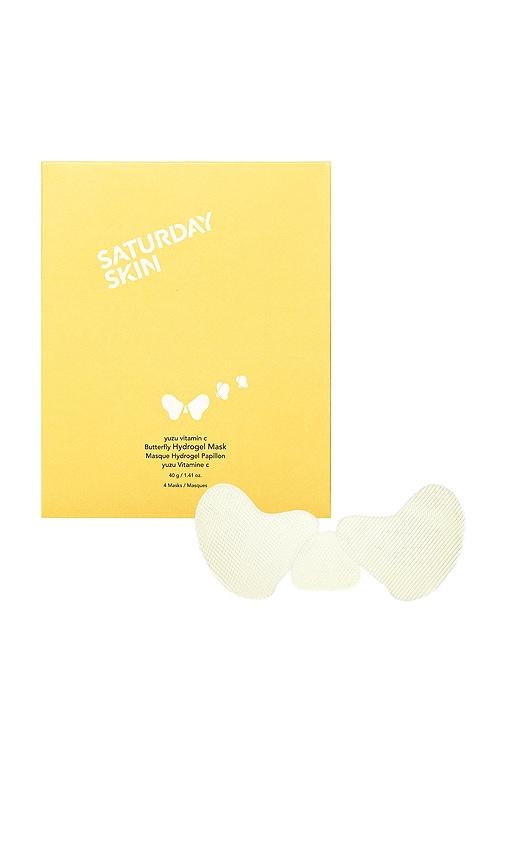 Saturday Skin Yuzu Vitamin C Butterfly Hydrogel Mask 4 Pack in Beauty by SATURDAY SKIN