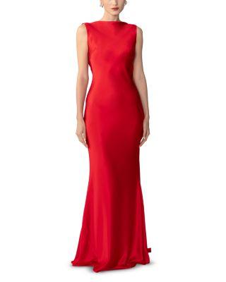 Callie Satin Gown by SAU LEE