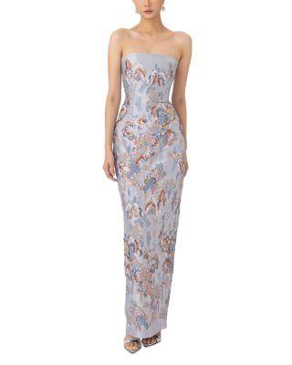 Ilsa Sequinned Embroidered Gown by SAU LEE