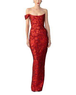 Jackson Jacquard Gown by SAU LEE