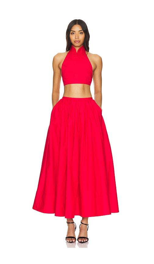 SAU LEE Hilary Set in Red by SAU LEE