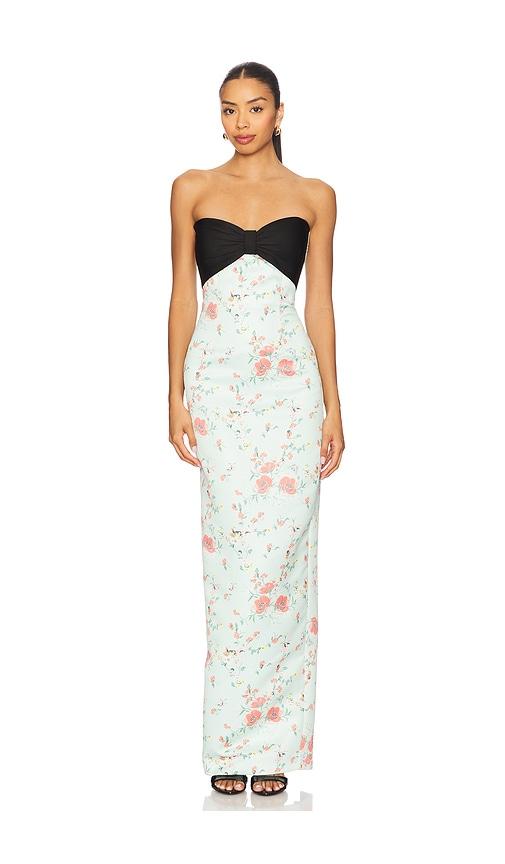 SAU LEE Mona Dress in Mint by SAU LEE
