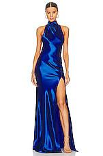 SAU LEE Penelope Gown in Blue by SAU LEE