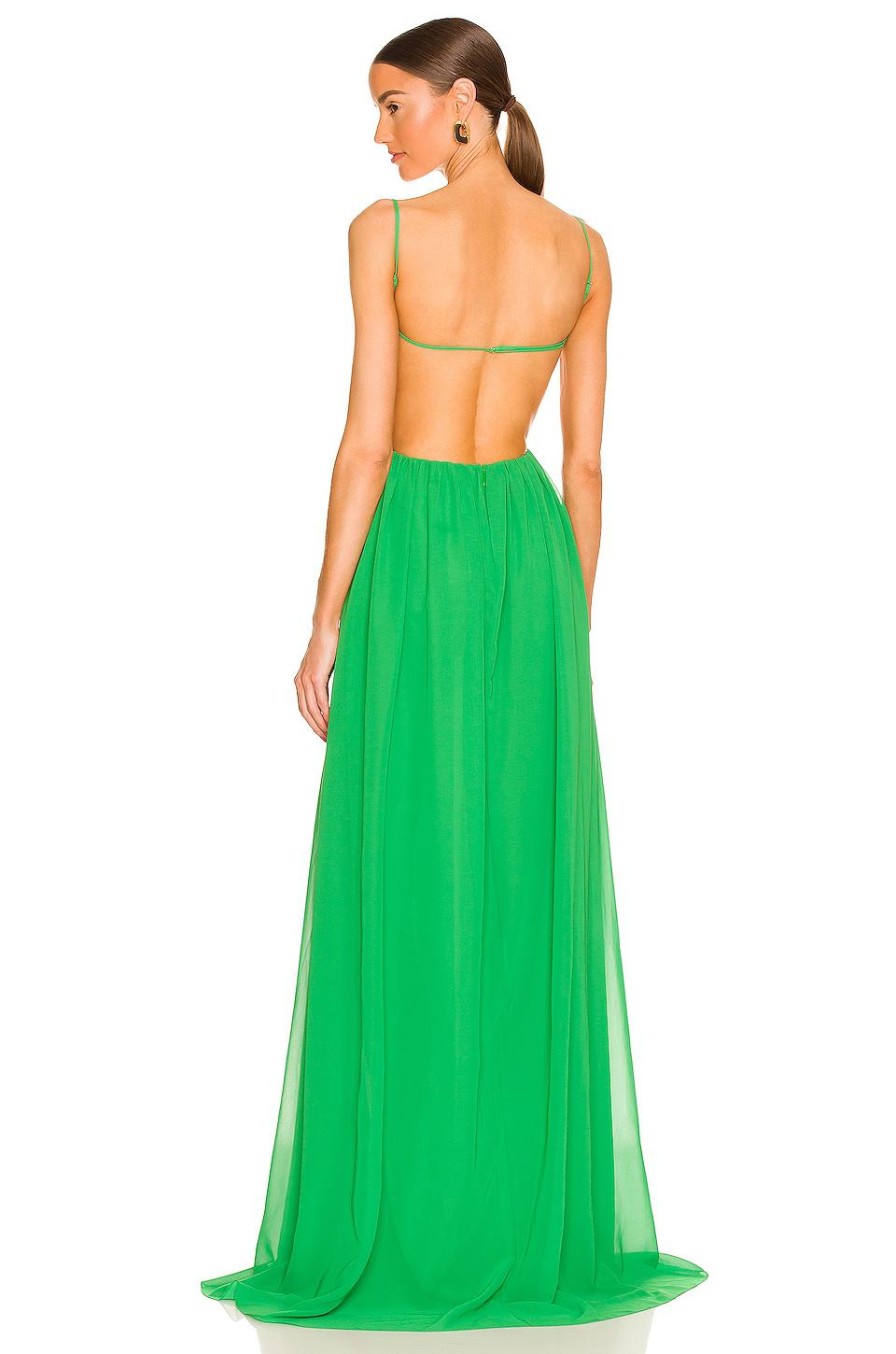 SAU LEE x REVOLVE Giselle Dress in Green by SAU LEE