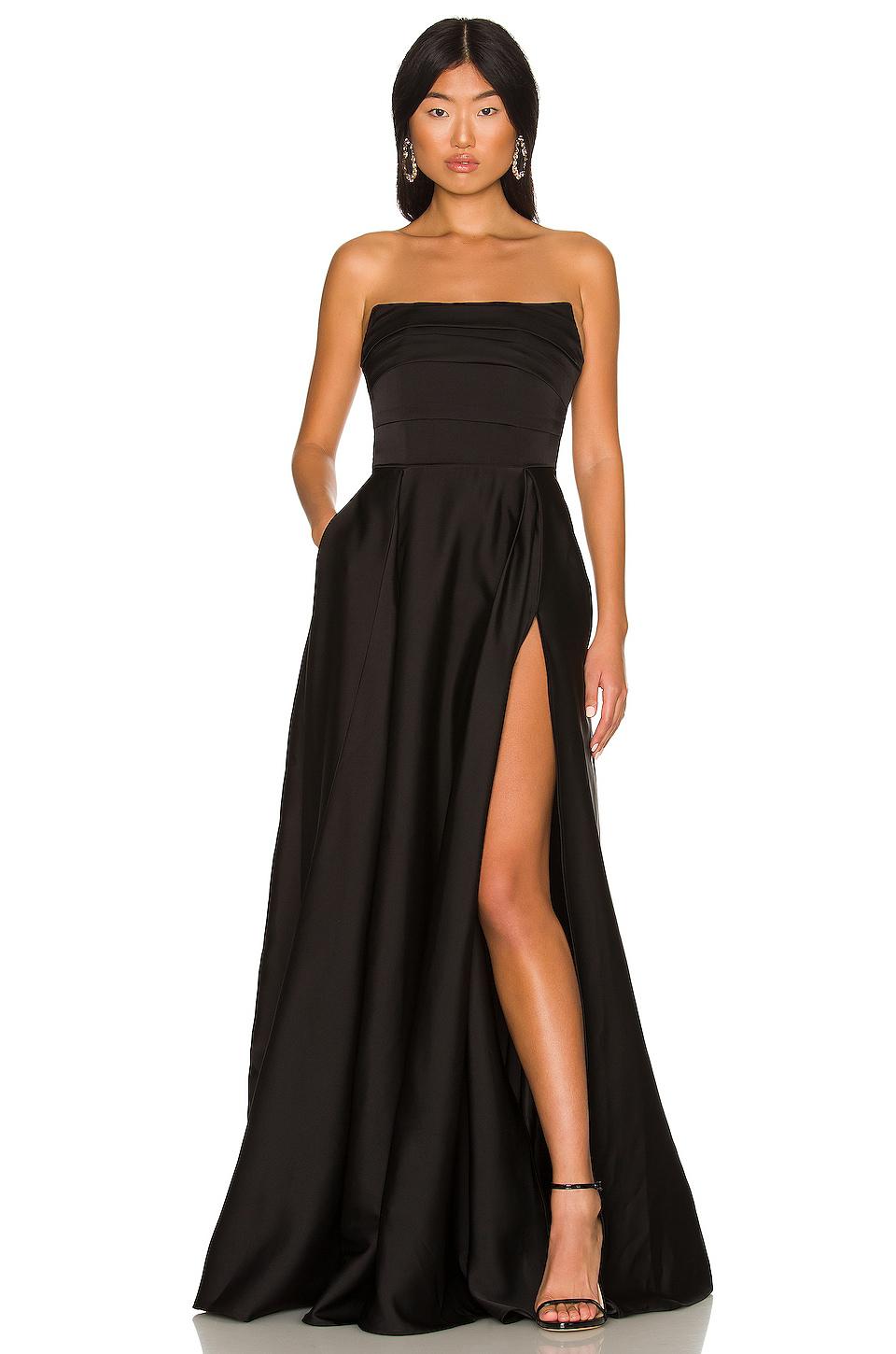 SAU LEE x REVOLVE Heidi Gown in Black by SAU LEE