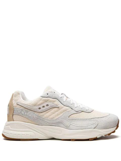 3D Grid Hurricane "Blank Canvas" sneakers by SAUCONY