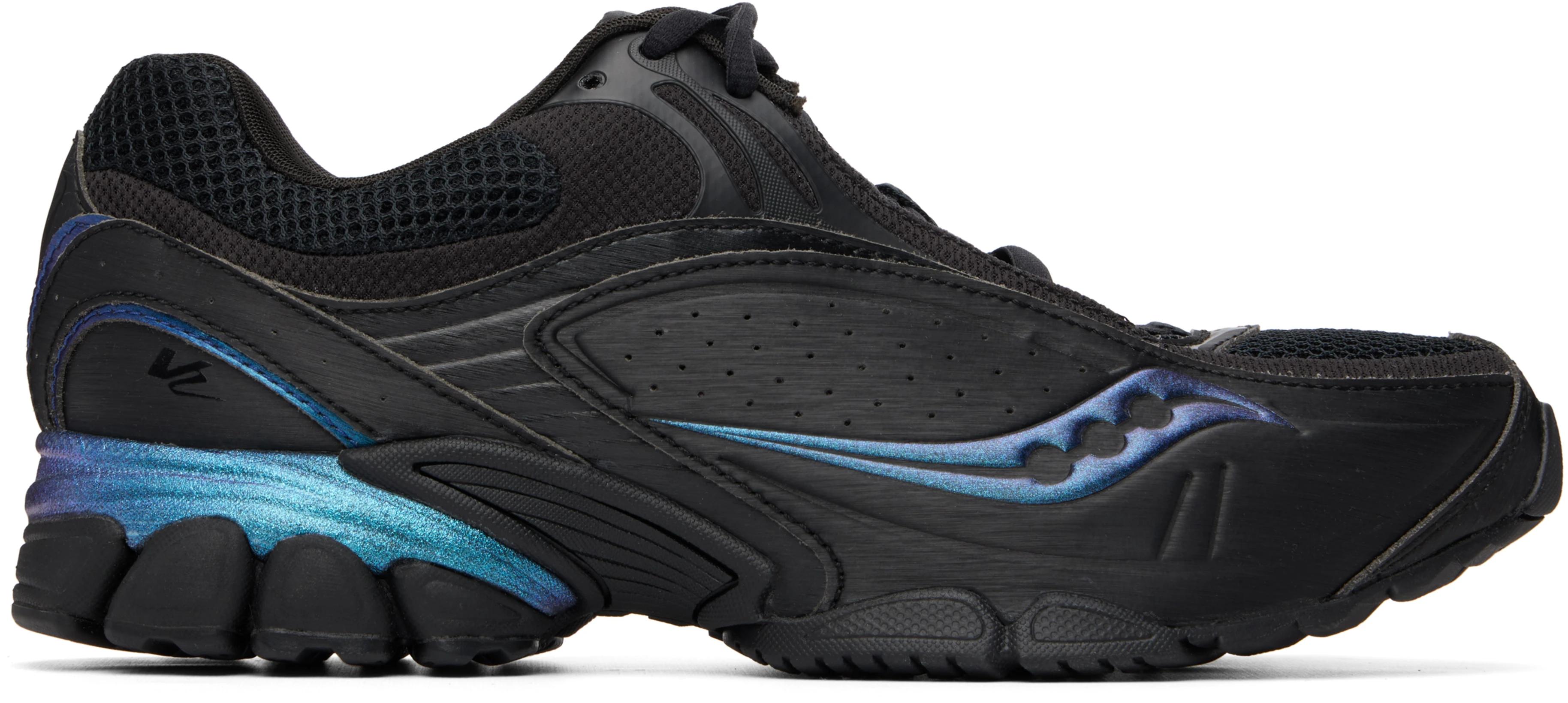 Black ProGrid V2 Sneakers by SAUCONY