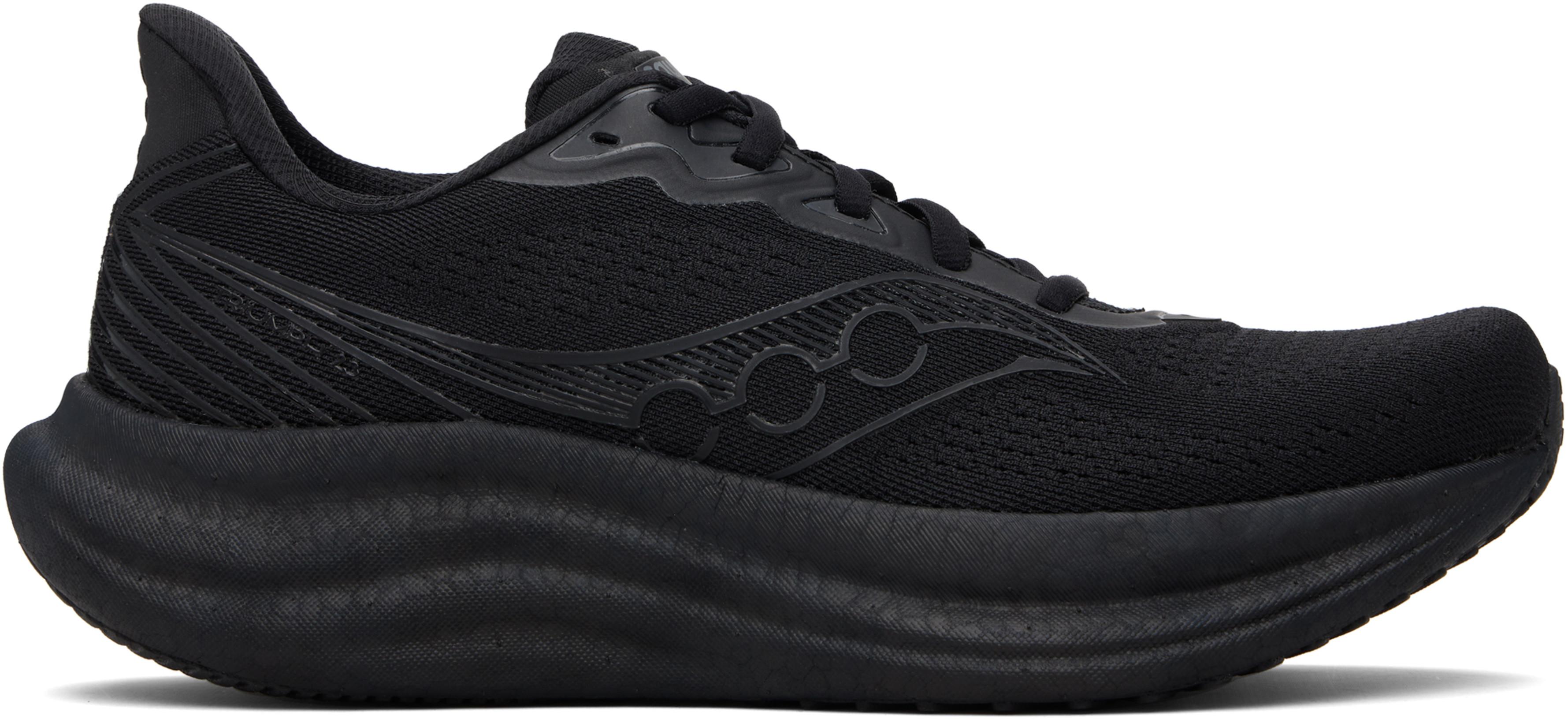Black Triumph 23 Sneakers by SAUCONY