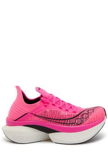 Endorphin Elite 2 panelled mesh sneakers by SAUCONY