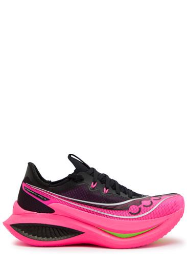 Endorphin Pro 5 panelled mesh sneakers by SAUCONY