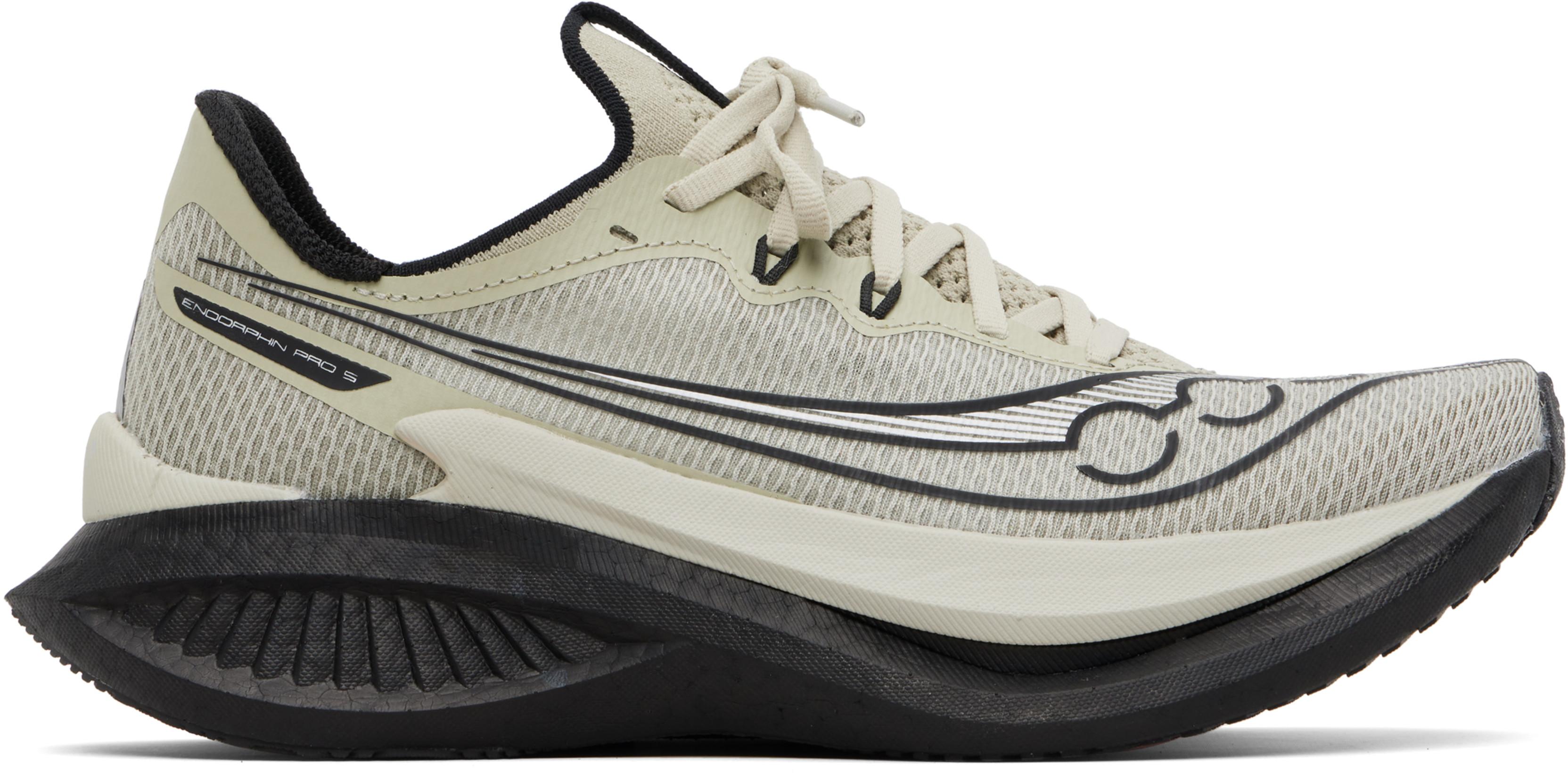 Khaki Endorphin Pro 5 Sneakers by SAUCONY
