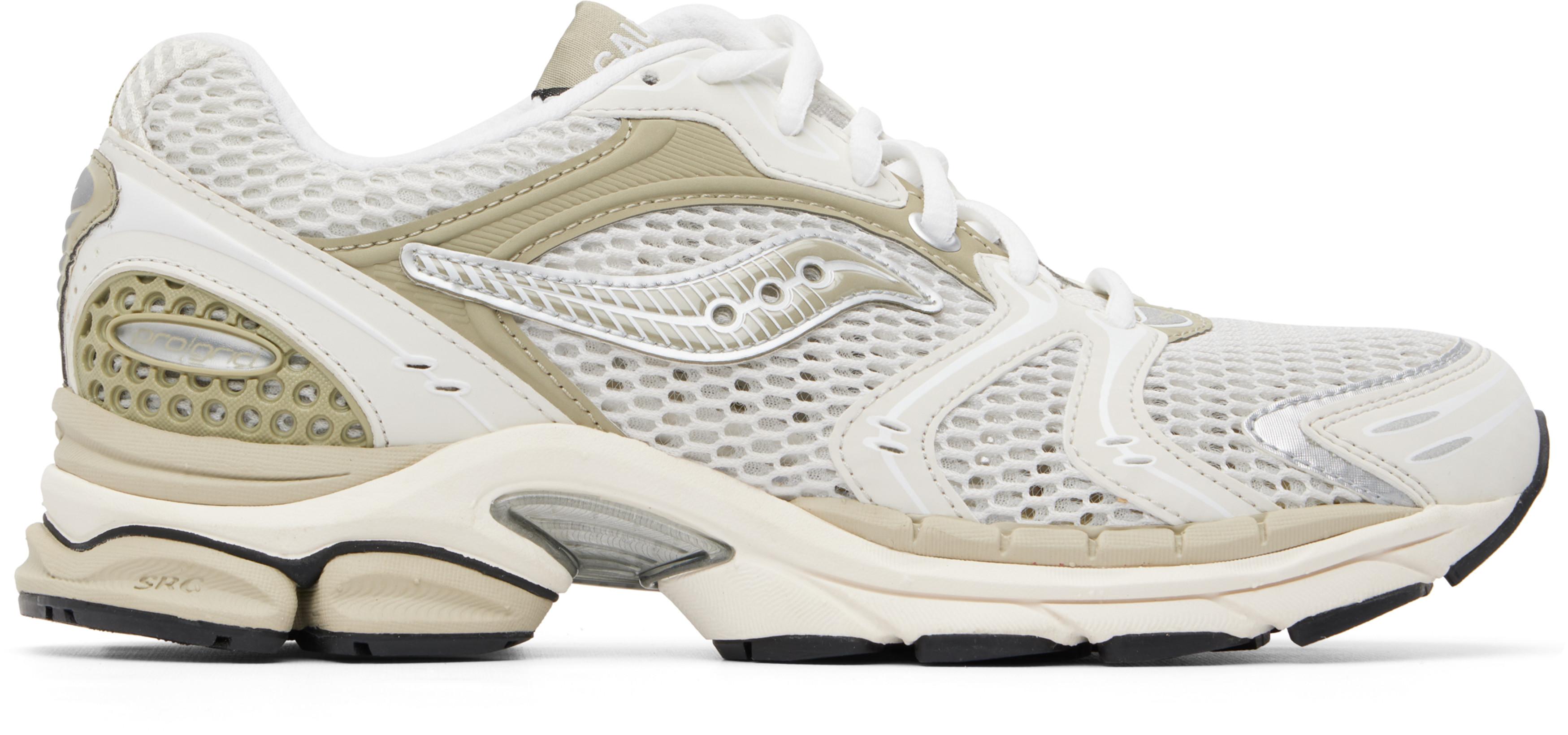 Off-White ProGrid Triumph 4 Sneakers by SAUCONY