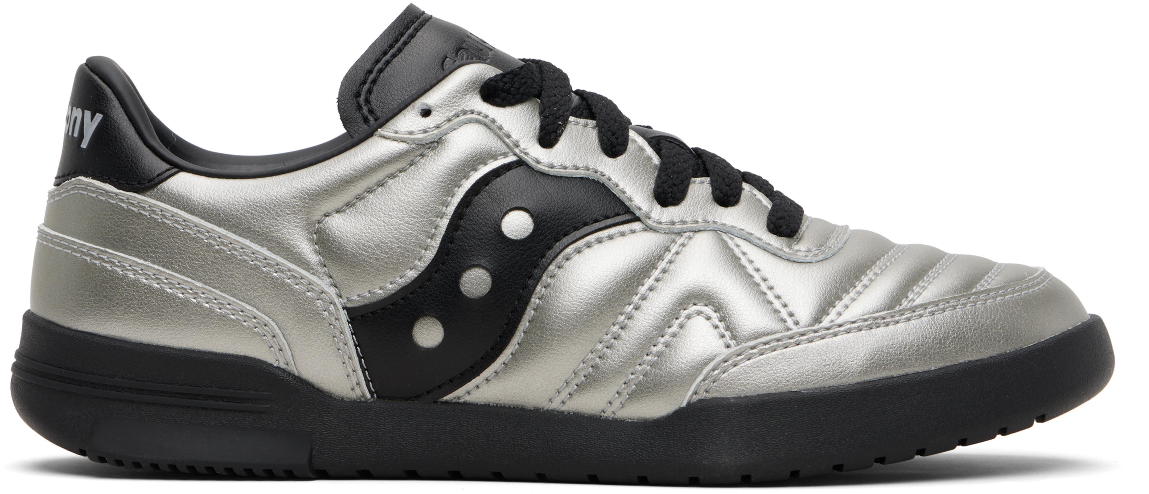 Silver 586i Sneakers by SAUCONY