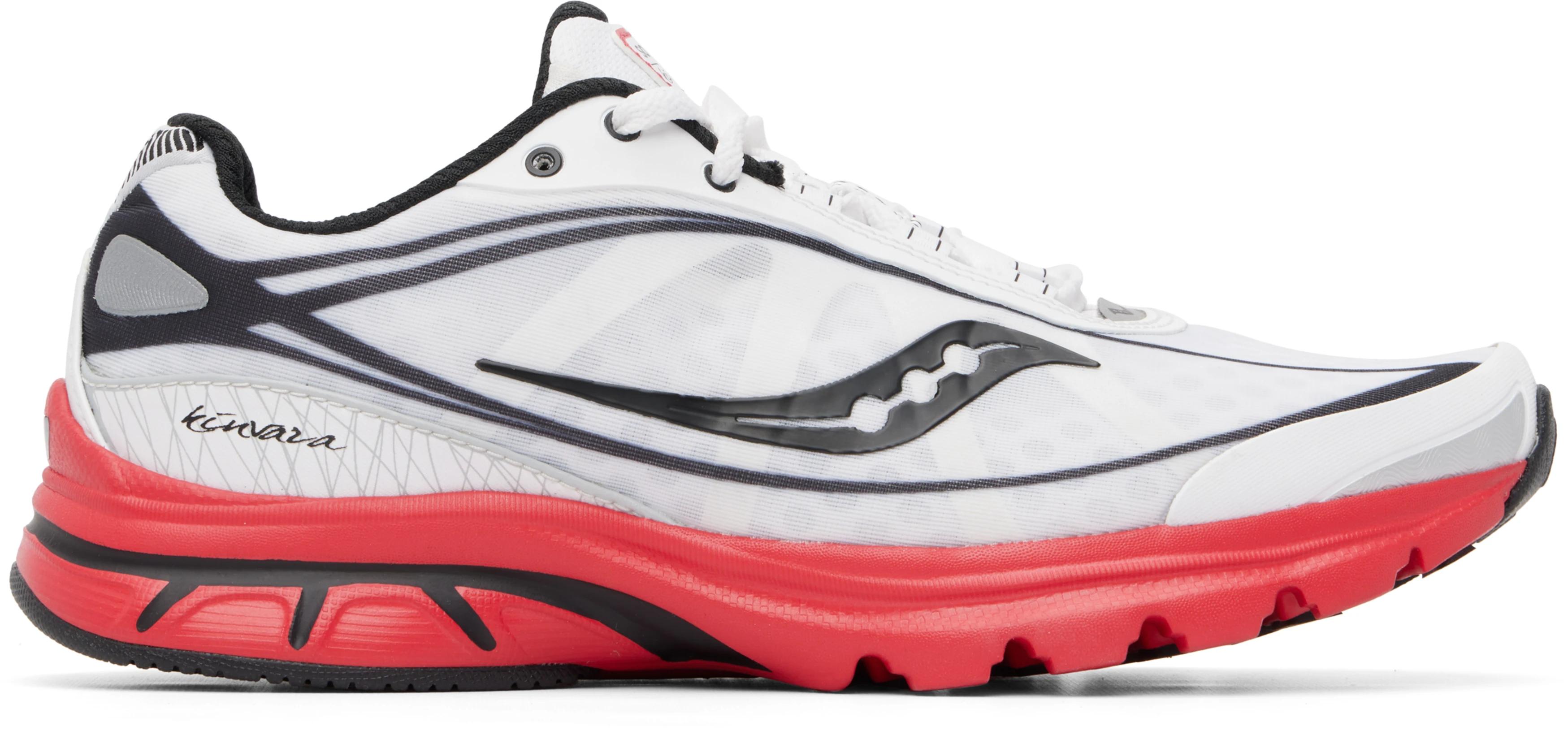 White Kinvara 1 Sneakers by SAUCONY