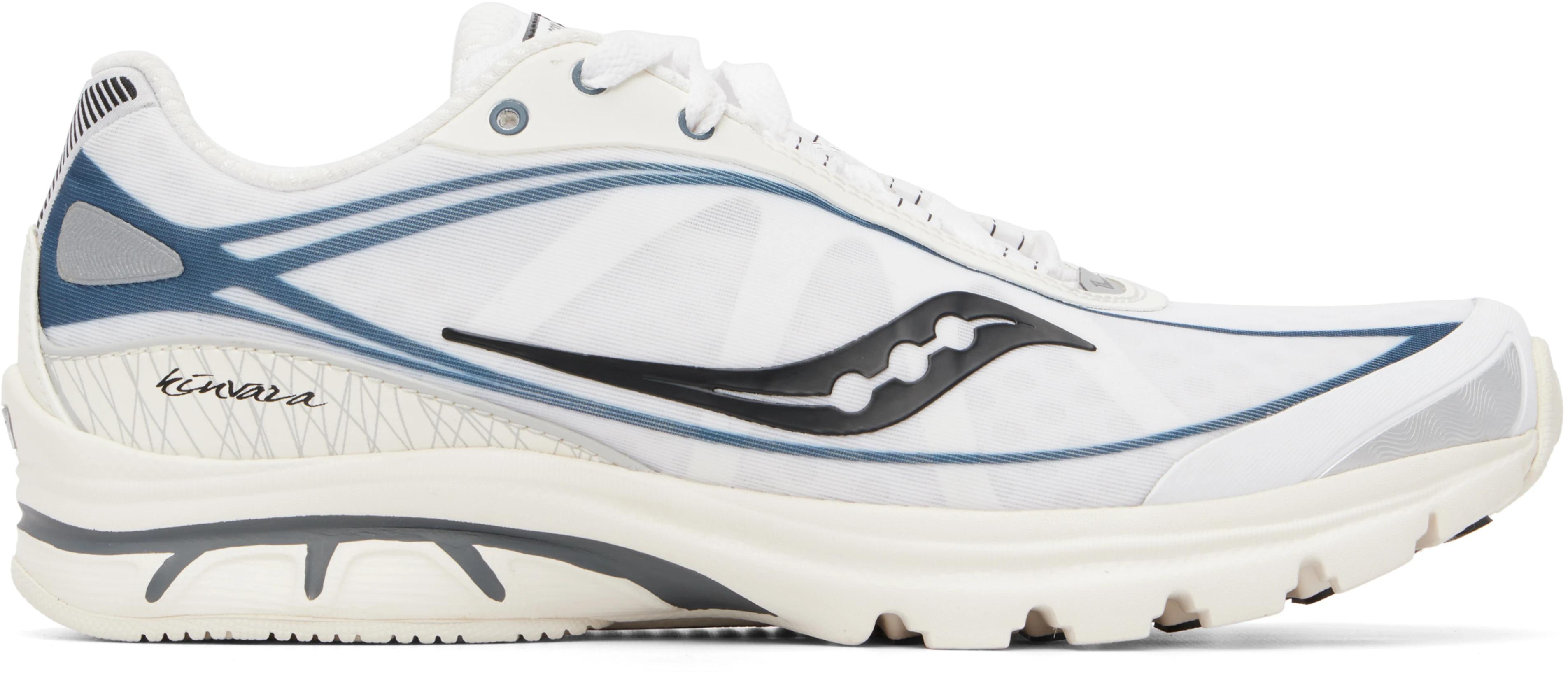 White Kinvara 1 Sneakers by SAUCONY