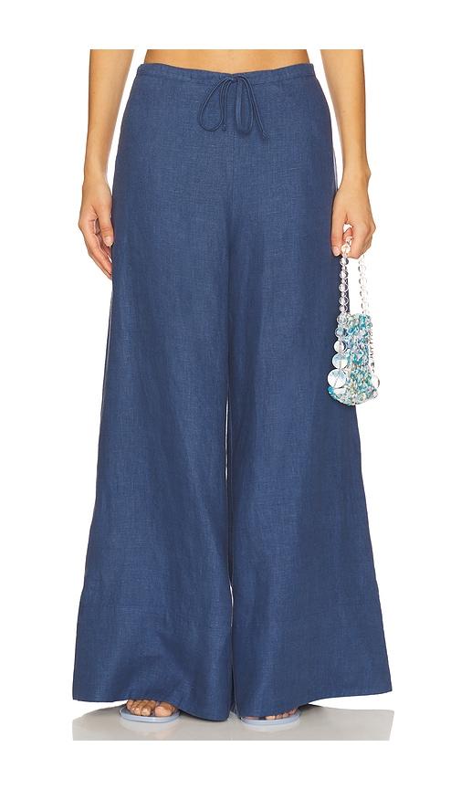 Saudade Cascade Pant in Blue by SAUDADE