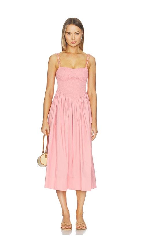 Saudade Rossi Dress in Pink by SAUDADE