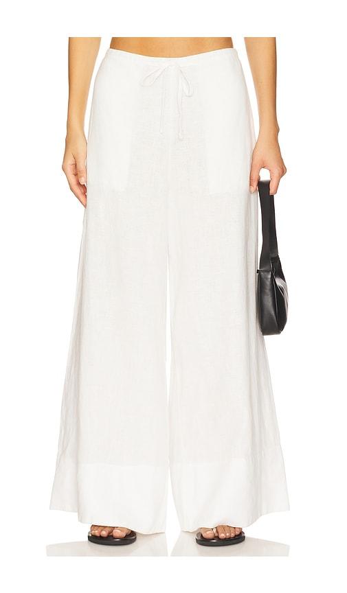 Saudade Shadow Pant in Ivory by SAUDADE
