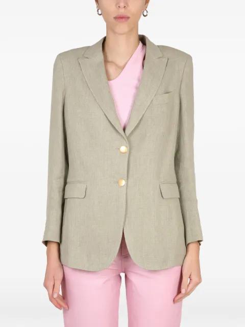 Angelica button-fastening blazer by SAULINA