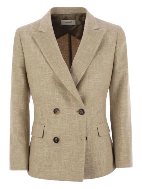 Antonella double-breasted blazer by SAULINA