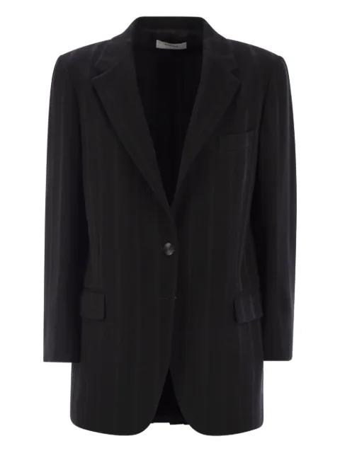 Antonia flap-pocket single-breasted jacket by SAULINA
