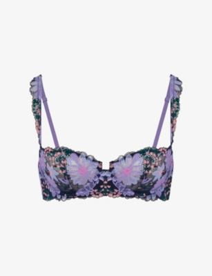 Fleur Fantasy Balcony Underwired Lace Bra by SAVAGE X FENTY