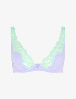 Swirly Girly Unlined Woven Bra by SAVAGE X FENTY