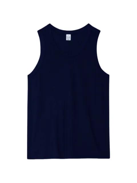 ribbed-trim tank top by SAVE KHAKI UNITED