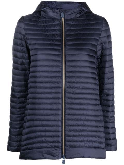 Iris removable-hood coat by SAVE THE DUCK