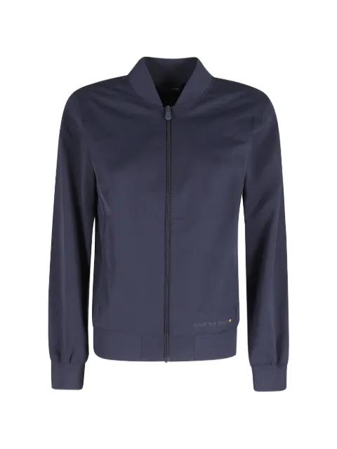Jena ribbed-trim zip-up jacket by SAVE THE DUCK