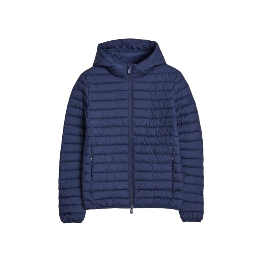 Save The Duck Mens Navy Blue Luke P-EM Quilted Down Jacket by SAVE THE DUCK