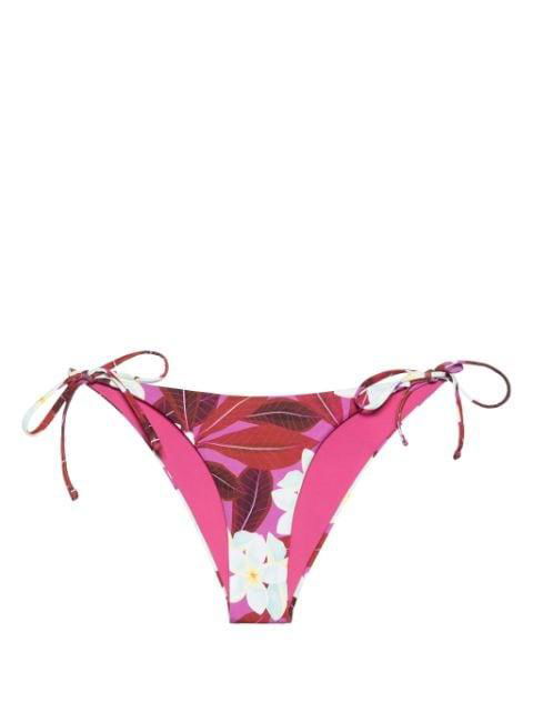 Wiria floral-print bikini bottoms by SAVE THE DUCK