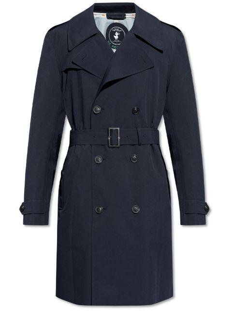 Zarek double-breasted trench coat by SAVE THE DUCK