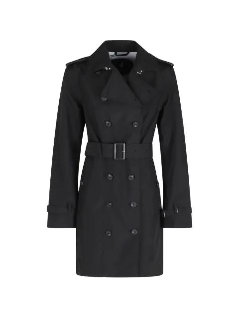 double-breasted belted coat by SAVE THE DUCK